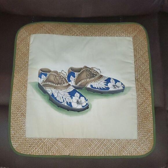 Vintage Hawaiian Pillow Shams Set of 4 - Picture 5 of 10